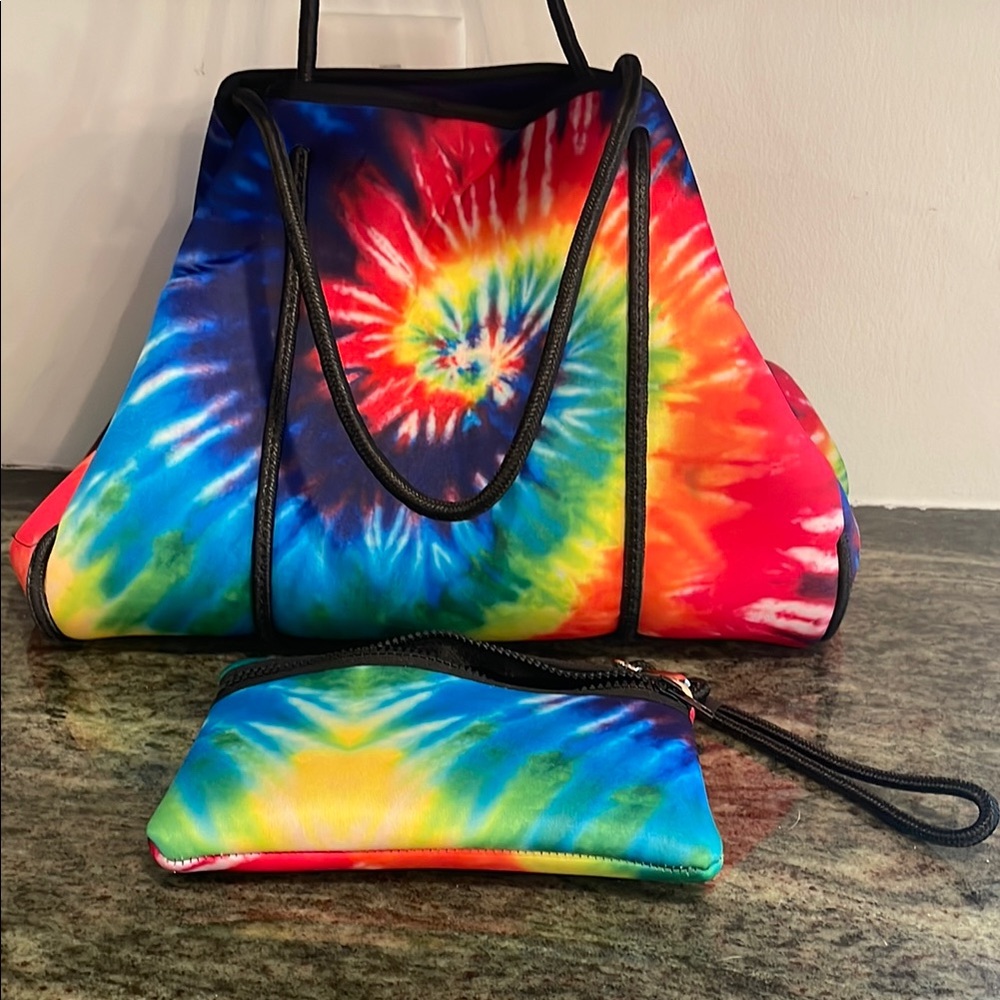 Haute Shore Greyson Neoprene Tie-Dye Tote Bag